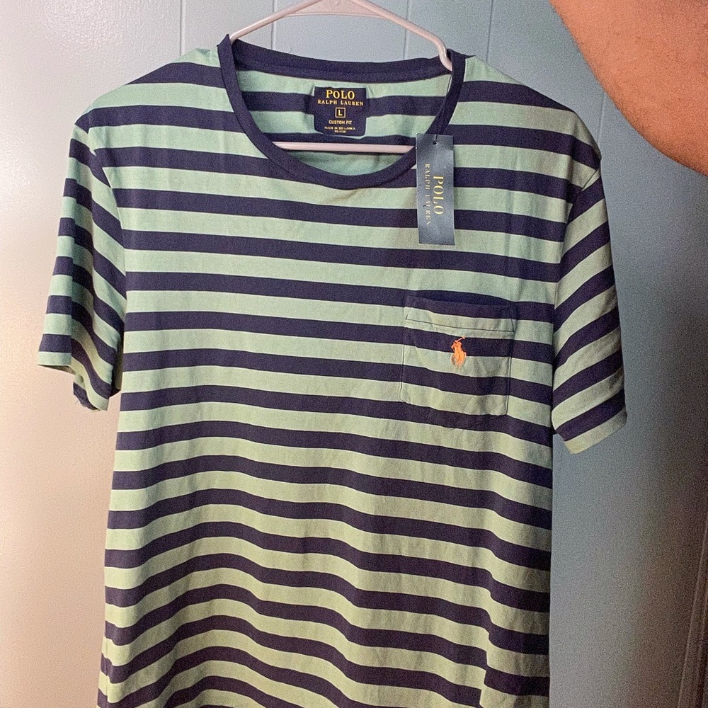Ralph Lauren size L color  green blue